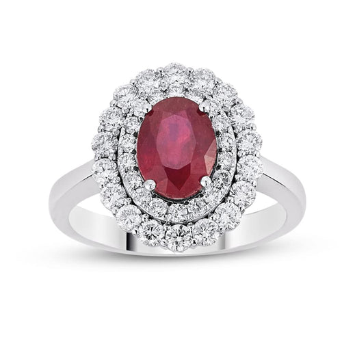 Diamond Ruby Ring - Jewelry