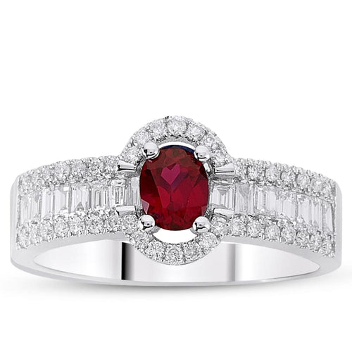 Ruby Diamond Ring - Jewelry