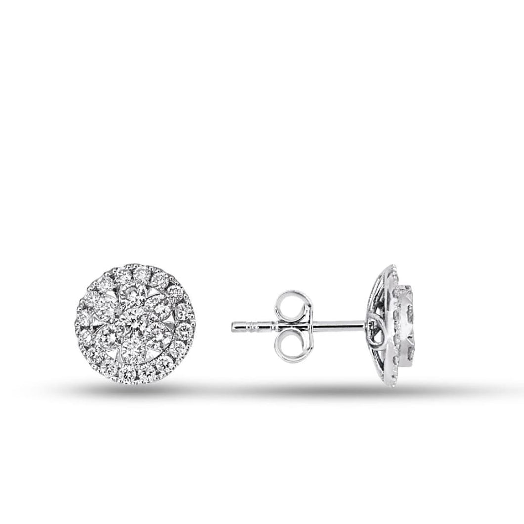 Pave Diamond Earring - Empire Fine Jewellers