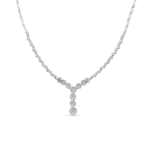 Pave Diamond Necklace - Empire Fine Jewellers