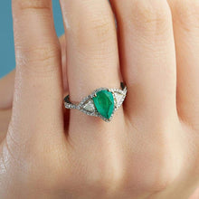 Load image into Gallery viewer, Diamond Emerald Ring - Jewelry
