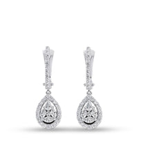 Load image into Gallery viewer, Pear Shape Diamond Earring - Jewelry
