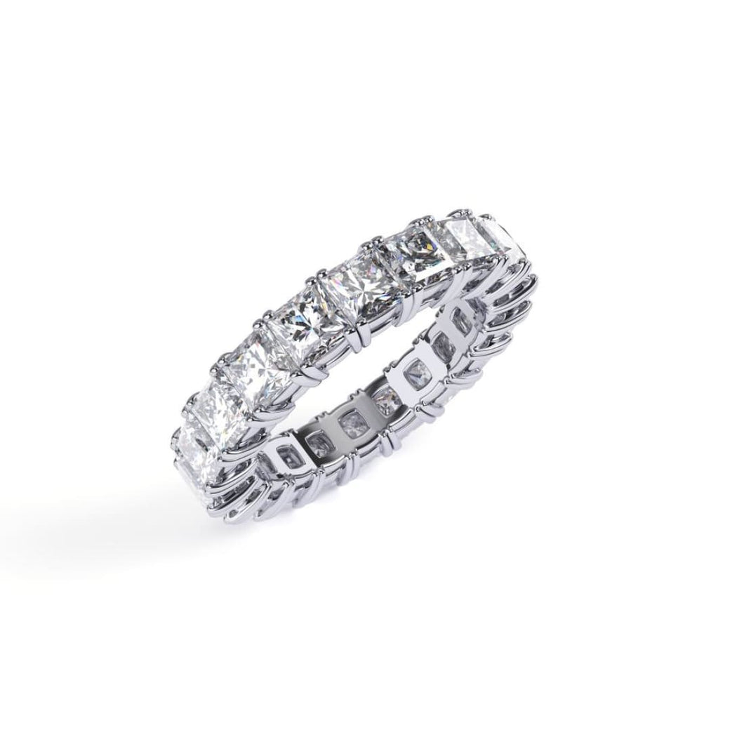 Princess Cut Diamond Eternity Band - Jewelry
