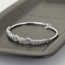 Load image into Gallery viewer, Round and Baguette Diamond Bracelet - Empire Fine Jewellers
