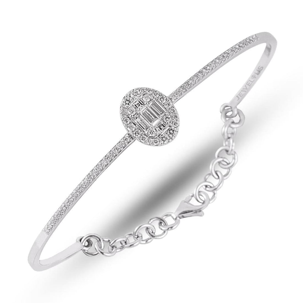 Round and Baguette  Diamond Bracelet - Empire Fine Jewellers