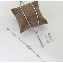 Load image into Gallery viewer, Round and Baguette Diamond Necklace - Empire Fine Jewellers
