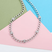 Load image into Gallery viewer, Round and Baguette Diamond Necklace - Empire Fine Jewellers
