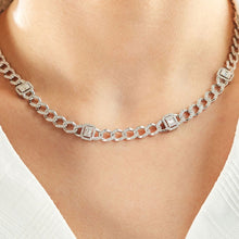 Load image into Gallery viewer, Round and Baguette Diamond Necklace - Empire Fine Jewellers
