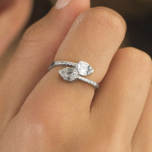 Load image into Gallery viewer, Round and Baguette Diamond Ring - Empire Fine Jewellers
