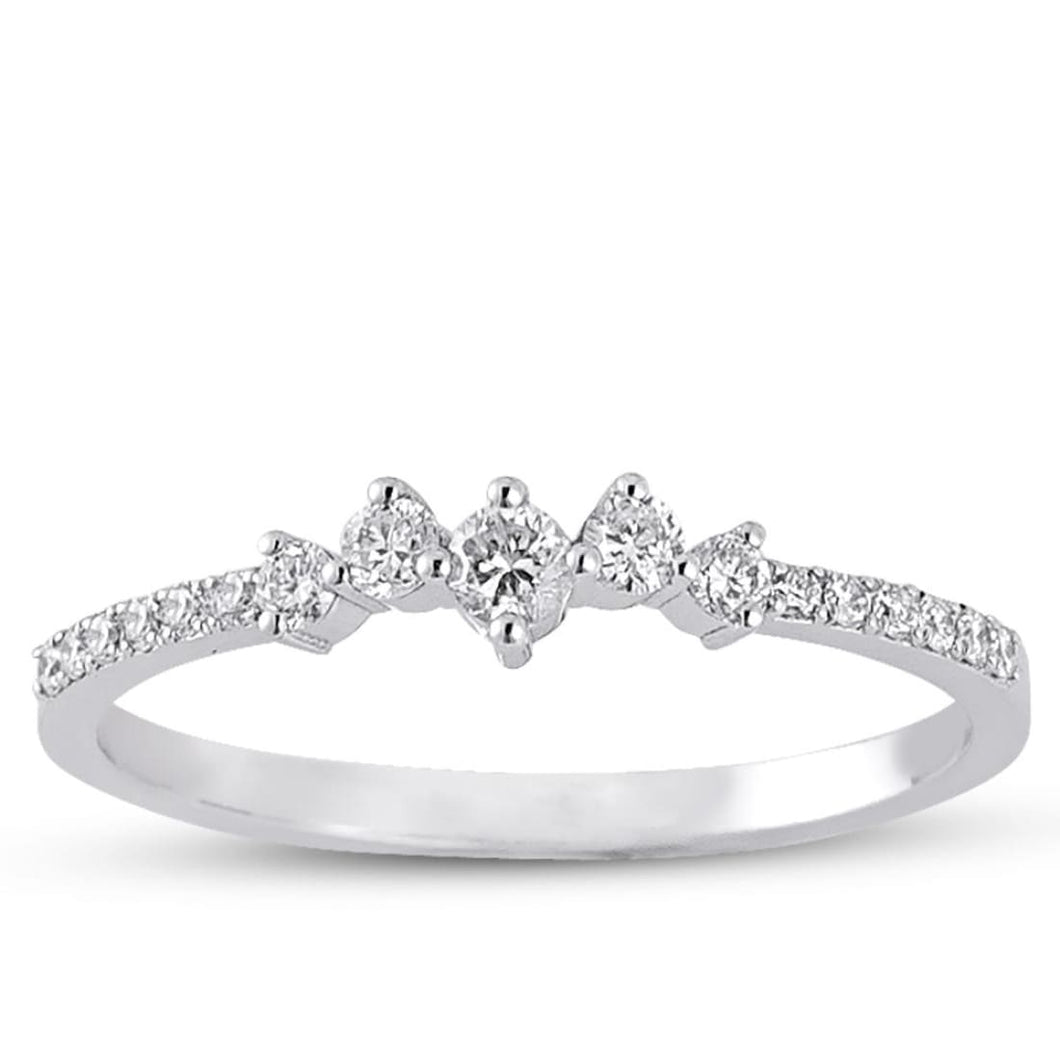 Round and Baguette Diamond Ring - Empire Fine Jewellers