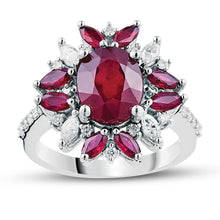 Load image into Gallery viewer, Ruby Diamond Ring - Empire Fine Jewellers
