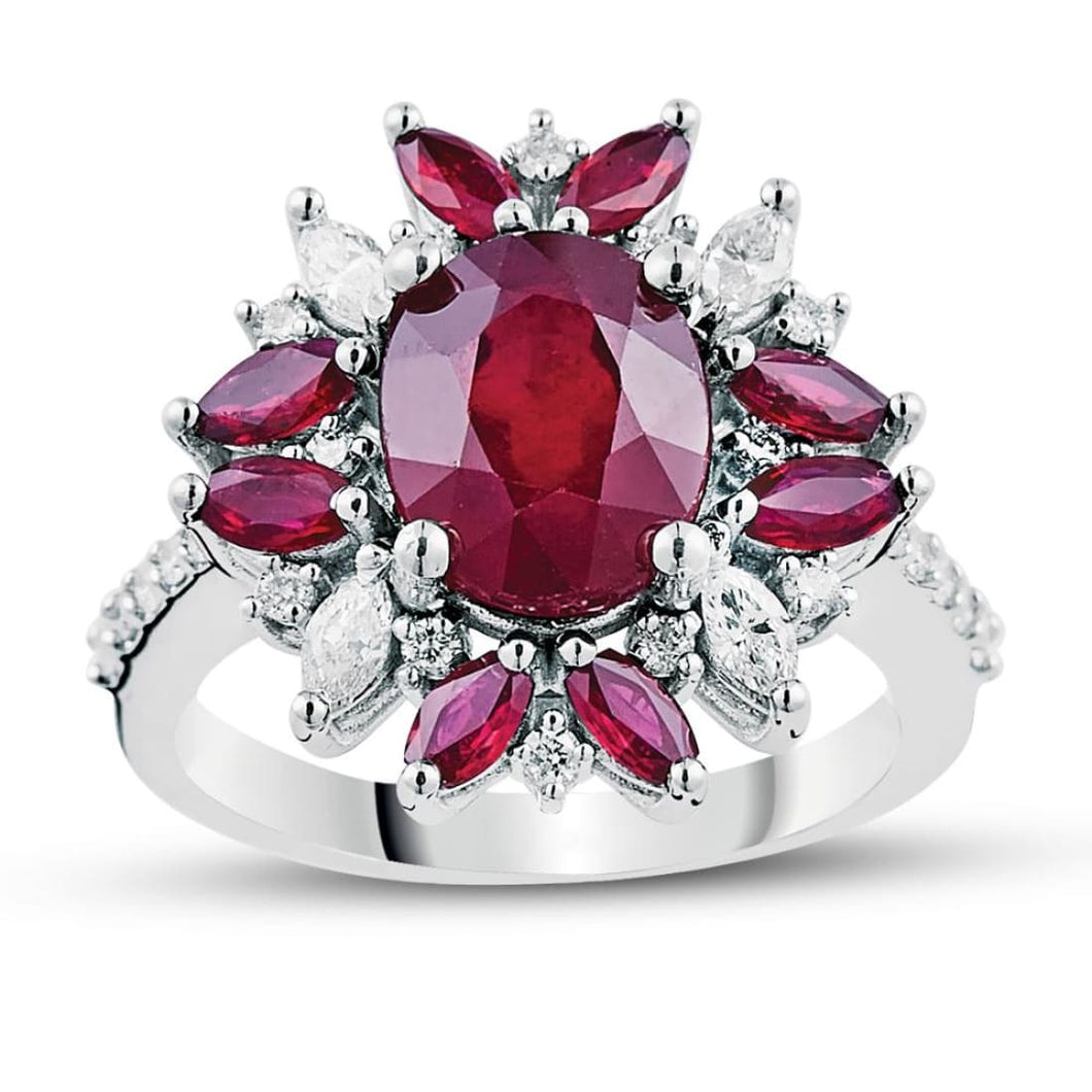 Ruby Diamond Ring - Empire Fine Jewellers