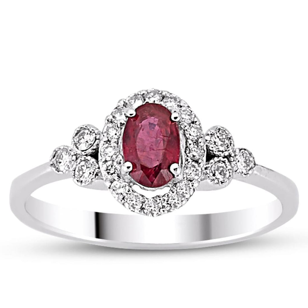 Ruby Diamond Ring - Empire Fine Jewellers