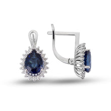 Load image into Gallery viewer, Sapphire Diamond Earring - Empire Fine Jewellers
