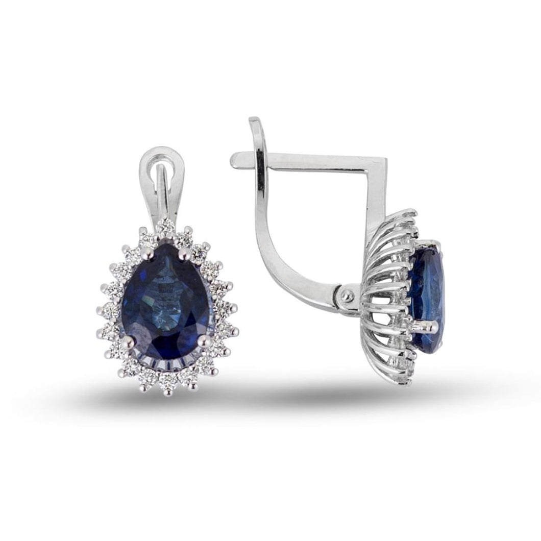 Sapphire Diamond Earring - Empire Fine Jewellers