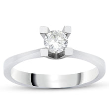 Load image into Gallery viewer, Solitaire Diamond Engagement Ring - Jewelry
