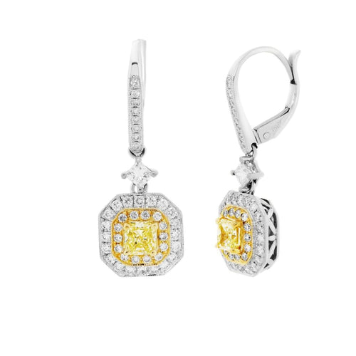 Yellow Diamond Earring - Jewelry