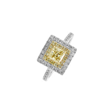 Load image into Gallery viewer, Yellow Diamond Engagement Ring - Jewelry
