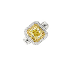 Load image into Gallery viewer, Yellow Diamond Engagement Ring - Jewelry
