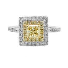 Load image into Gallery viewer, Yellow Diamond Engagement Ring - Jewelry
