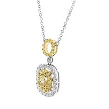 Load image into Gallery viewer, Yellow Diamond Necklace - Jewelry
